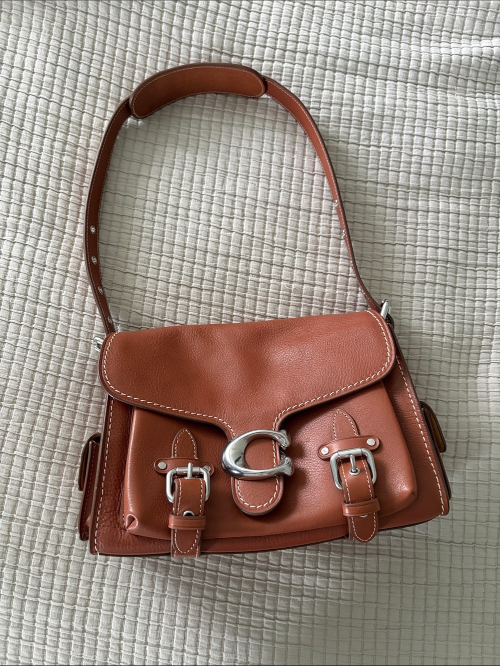 Coach Western Tabby Shoulder Bag Burnished Amber - Picture 2 of 12